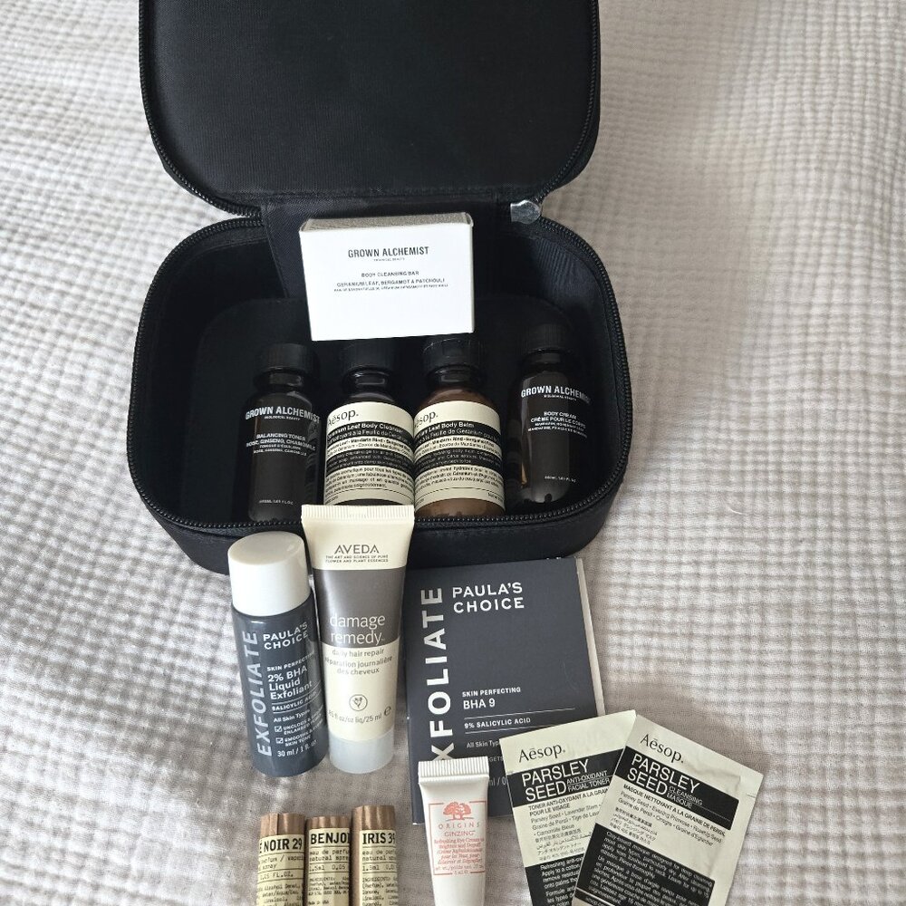 Aesop Travel Case with Travel Size Amenities
